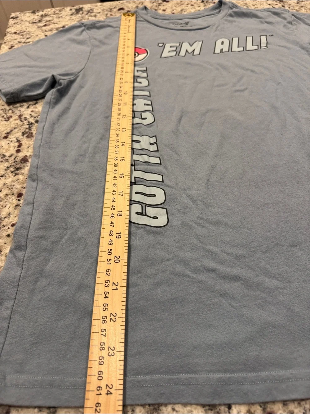 Pokemon Gray 'Gotta Catch 'Em All' Graphic Tee